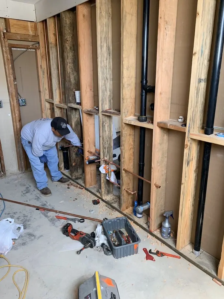 Commercial rough-in plumbing for Gas Line Repair in Youngstown